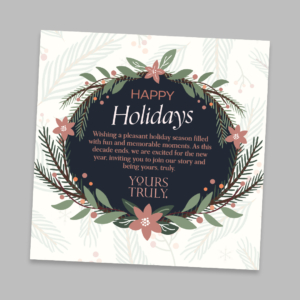 festive holiday card