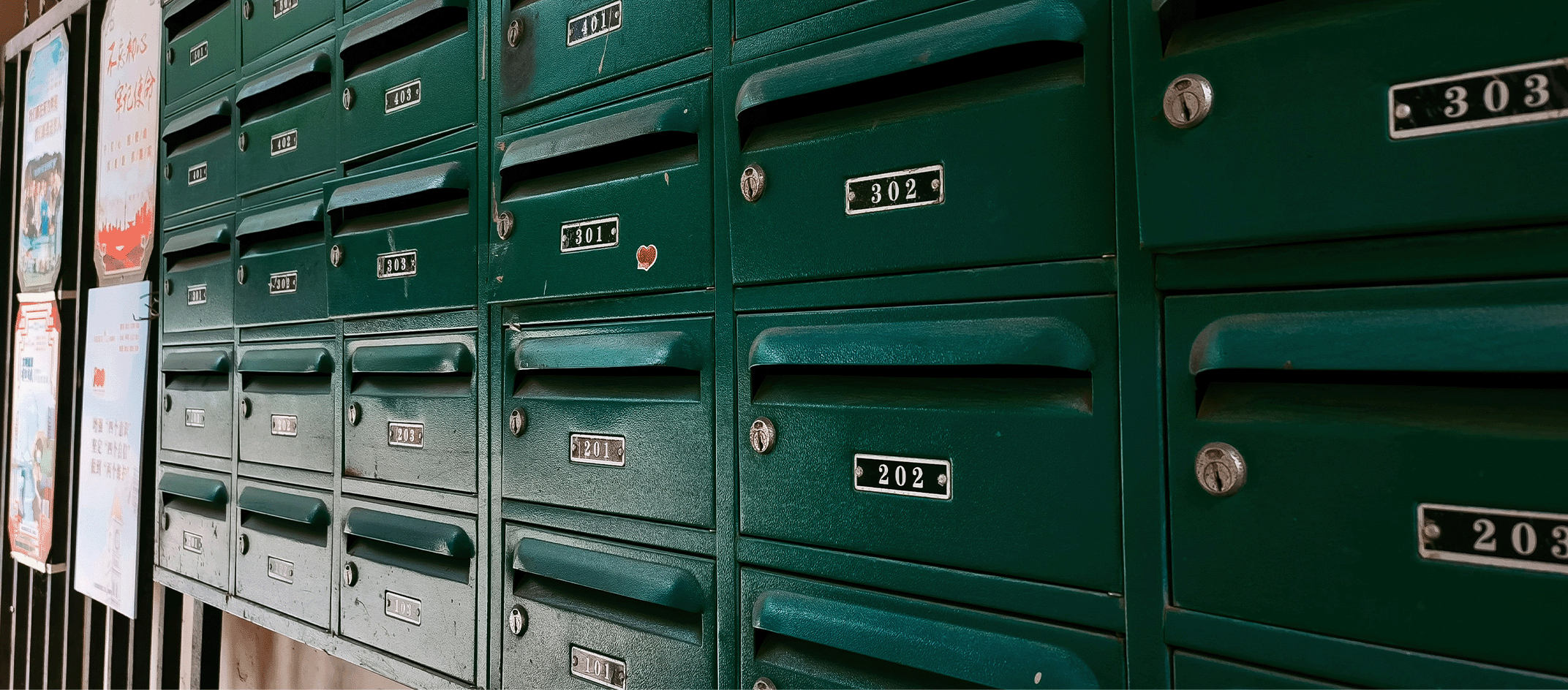 Rows of Steel apartment mailboxes, The Psychology of the Email Subject Line: Why We Click (or Don’t)